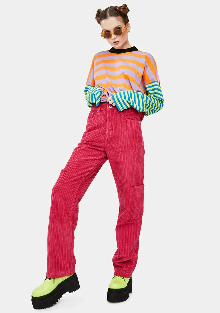 Promo ⌛ The Ragged Priest Invader Corduroy Cargo Pants ✨ 5 The Ragged Priest Invader Corduroy Cargo Pants