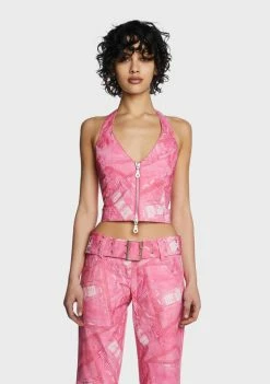 The Ragged Priest Candy Halter Top Tops