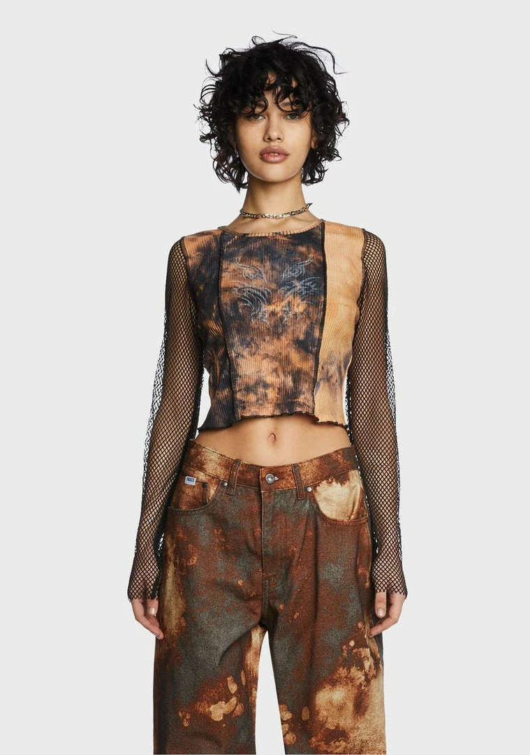 Best Sale π The Ragged Priest Salvage Long Sleeve Top π 4 The Ragged Priest Salvage Long Sleeve Top