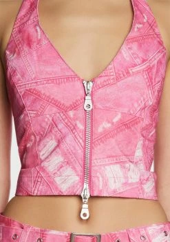 The Ragged Priest Candy Halter Top Tops