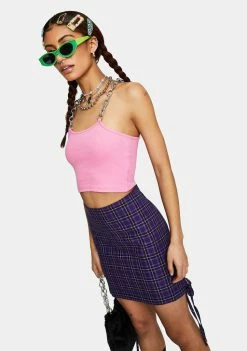 The Ragged Priest Tops Raider Chain Crop Tank