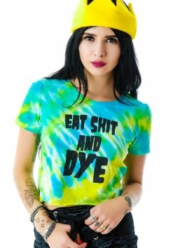 The Ragged Priest The Eat Shit And Dye Cropped Tee