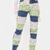 Best reviews of 😀 The Ragged Priest Hitch Floral Patchwork 👖 Jeans Bottoms 🛒 2 The Ragged Priest Hitch Floral Patchwork Jeans Bottoms