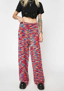 The Ragged Priest Blasted Knit Pants Bottoms