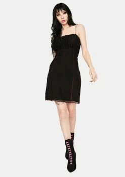 The Ragged Priest Dresses Craft Mesh Mini Dress