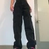 Buy π The Ragged Priest Bottoms Black Combat Wide Leg π Jeans π 1 The Ragged Priest Bottoms Black Combat Wide Leg Jeans