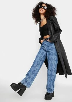 The Ragged Priest Bottoms Detention Argyle Jeans