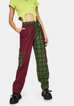 The Ragged Priest Bottoms Goof Plaid Cargo Pants
