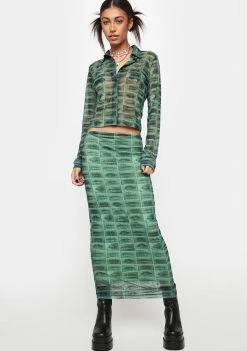 Cheapest π The Ragged Priest Pout Mesh Maxi π Skirt Bottoms π 7 The Ragged Priest Pout Mesh Maxi Skirt Bottoms