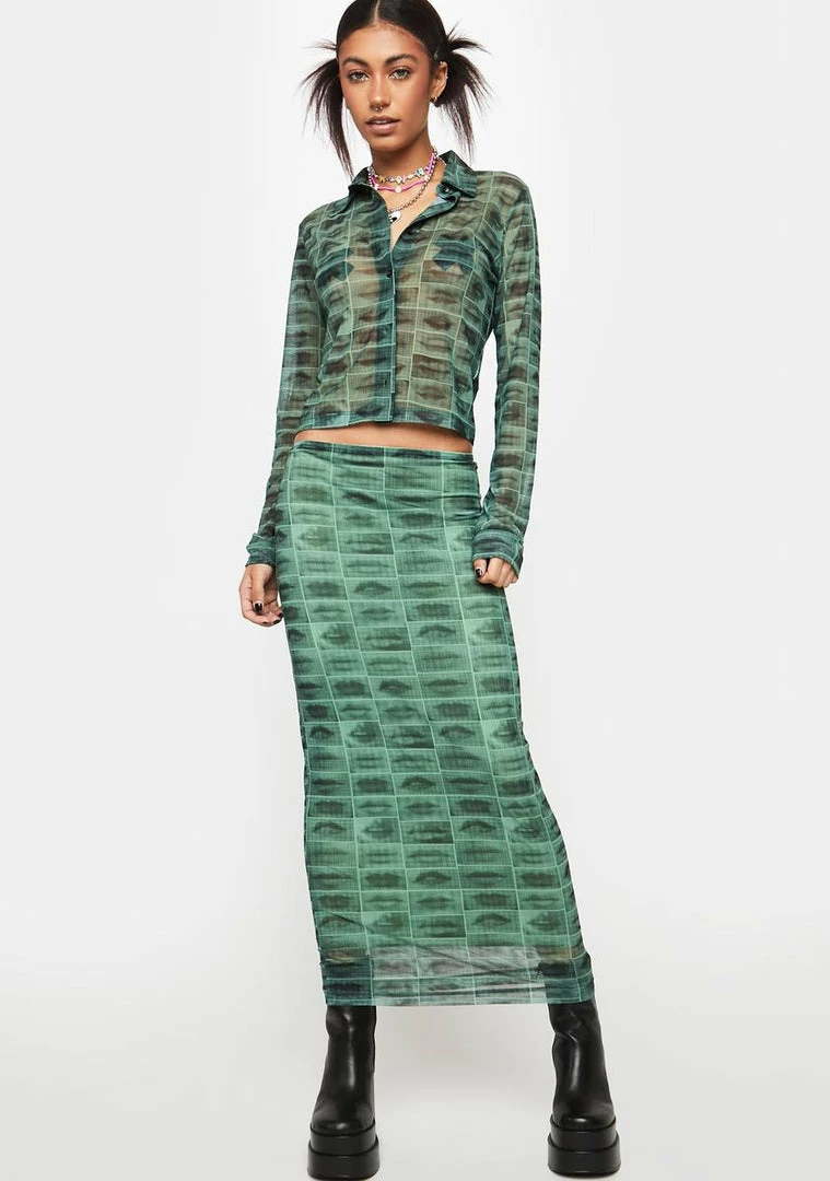 Cheapest π The Ragged Priest Pout Mesh Maxi π Skirt Bottoms π 4 The Ragged Priest Pout Mesh Maxi Skirt Bottoms