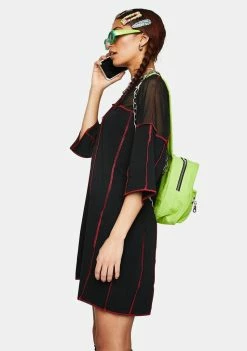 The Ragged Priest Exposed Paneled Tee Dress