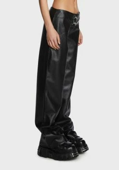 Outlet ๐ The Ragged Priest Hellcat Vegan Leather Pants โ๏ธ 9 The Ragged Priest Hellcat Vegan Leather Pants