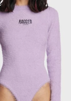 The Ragged Priest Tops Obsessed Fuzzy Bodysuit