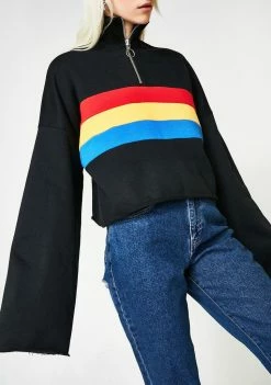 The Ragged Priest Tops Faster Zipper Sweater