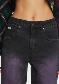 The Ragged Priest Purple Wash Low Rider Jeans