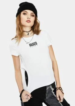 The Ragged Priest Clout Cutout Crop Tee