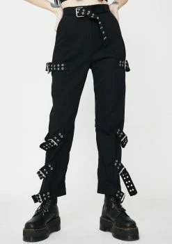 The Ragged Priest Bottoms Suspend Straight Leg Buckle Pants