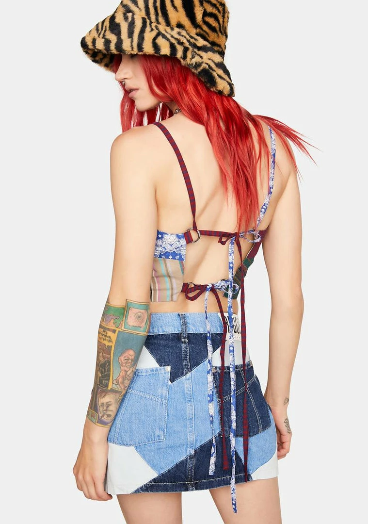 Budget π The Ragged Priest Micro Patchwork Mini π Skirt β¨ 6 The Ragged Priest Micro Patchwork Mini Skirt
