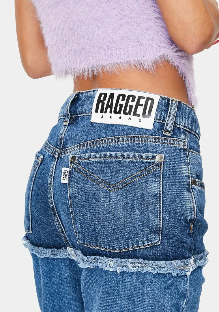 Cheap β The Ragged Priest Bottoms Dimmer Paneled Ombre Mom π Jeans β 6 The Ragged Priest Bottoms Dimmer Paneled Ombre Mom Jeans