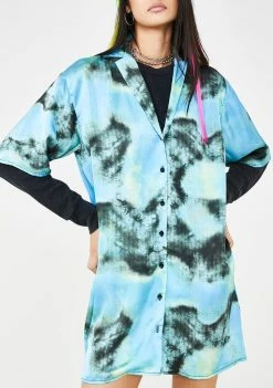 The Ragged Priest Tie Dye Shirt Dress