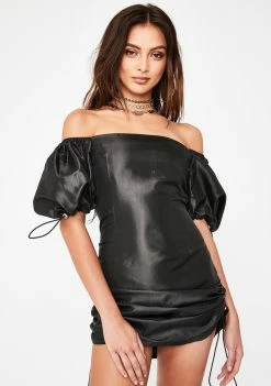 The Ragged Priest Flux Ruched Mini Dress