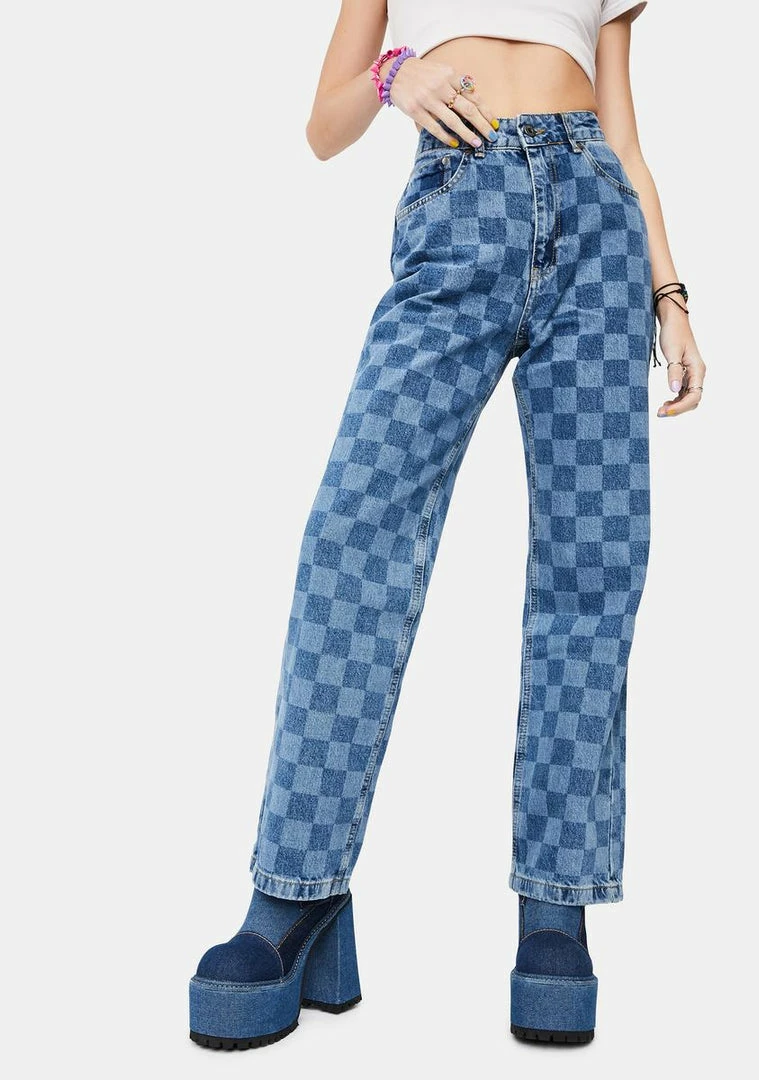 Flash Sale π The Ragged Priest Rook Checkered Dad π Jeans β¨ 3 The Ragged Priest Rook Checkered Dad Jeans