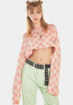 The Ragged Priest Wipeout Knit Long Sleeve T-Shirt