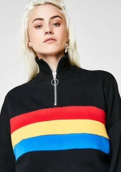 The Ragged Priest Tops Faster Zipper Sweater