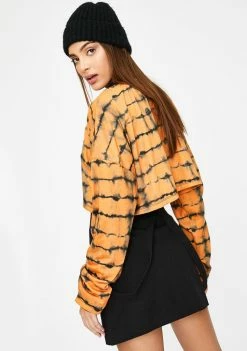 The Ragged Priest Bottoms Tears Zipper Mini Skirt