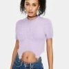 The Ragged Priest Mystery Fuzzy Knit Crop Top Tops