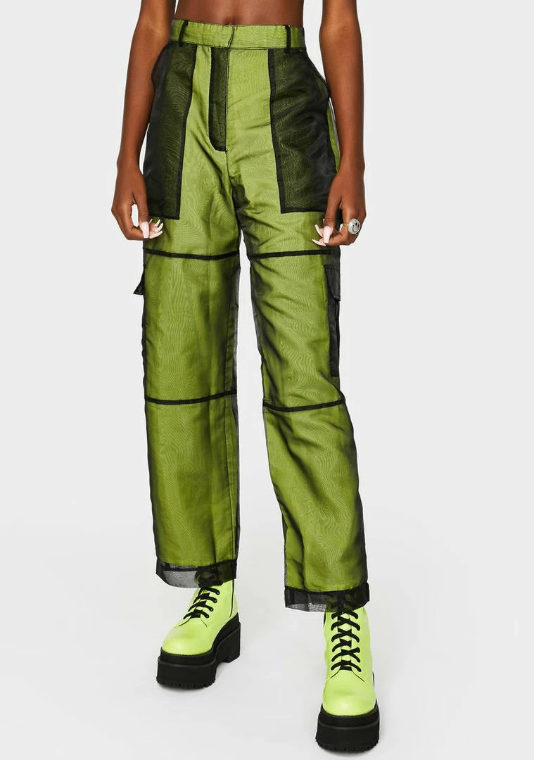 Promo π₯° The Ragged Priest Challenger Organza Cargo Pants π 3 The Ragged Priest Challenger Organza Cargo Pants