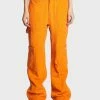 The Ragged Priest Orange Cord Combat Jeans