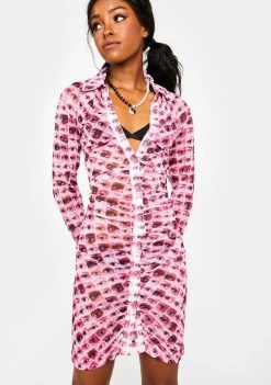 The Ragged Priest Shirt Dress Experimenter Mini Dress