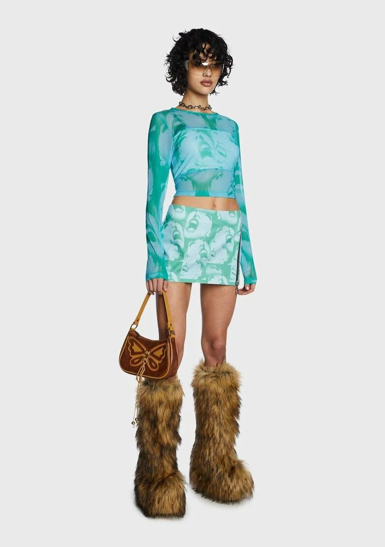 Best deal π The Ragged Priest Tops Volume Mesh Top π 4 The Ragged Priest Tops Volume Mesh Top