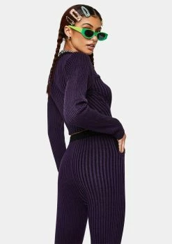 The Ragged Priest Breach Striped Crop Top