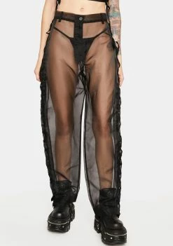 The Ragged Priest Void Organza Pants Bottoms