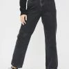 The Ragged Priest Charcoal Dad Jeans