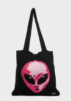 The Ragged Priest Bags & Wallets Alien Knit Tote Bag