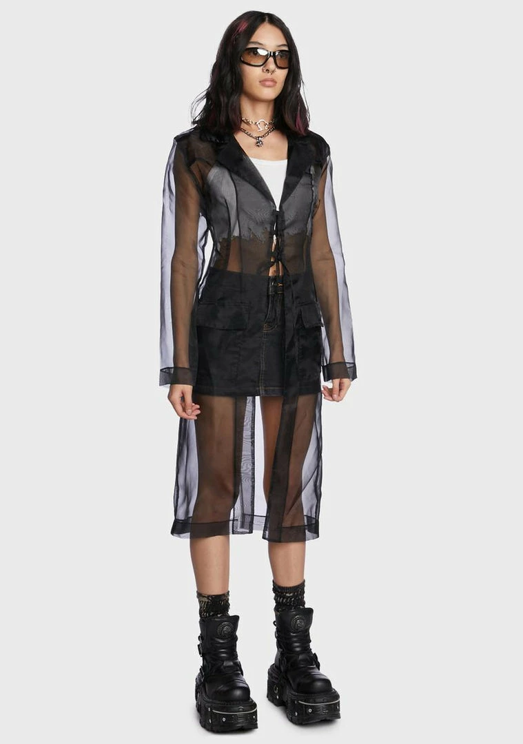 Best reviews of β€οΈ The Ragged Priest Gatekeeper Organza Trench π§₯ Coat Trench π§₯ Coats π 5 The Ragged Priest Gatekeeper Organza Trench Coat Trench Coats