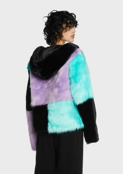 The Ragged Priest Brat Faux Fur Jacket