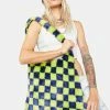 The Ragged Priest Dizzy Checkered Tote Bag