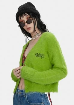 The Ragged Priest Vibe Fuzzy Knit Cardigan