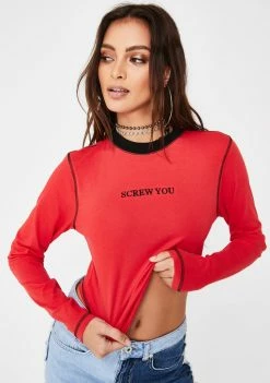 The Ragged Priest Tops Fight Long Sleeve Tee