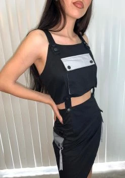 The Ragged Priest Dresses Barcode Utility Dress