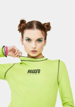 The Ragged Priest Tops Wired Long Sleeve Top