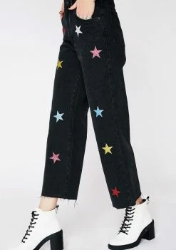 Buy 𧨠The Ragged Priest Bottoms Galaxy π Jeans π 9 The Ragged Priest Bottoms Galaxy Jeans