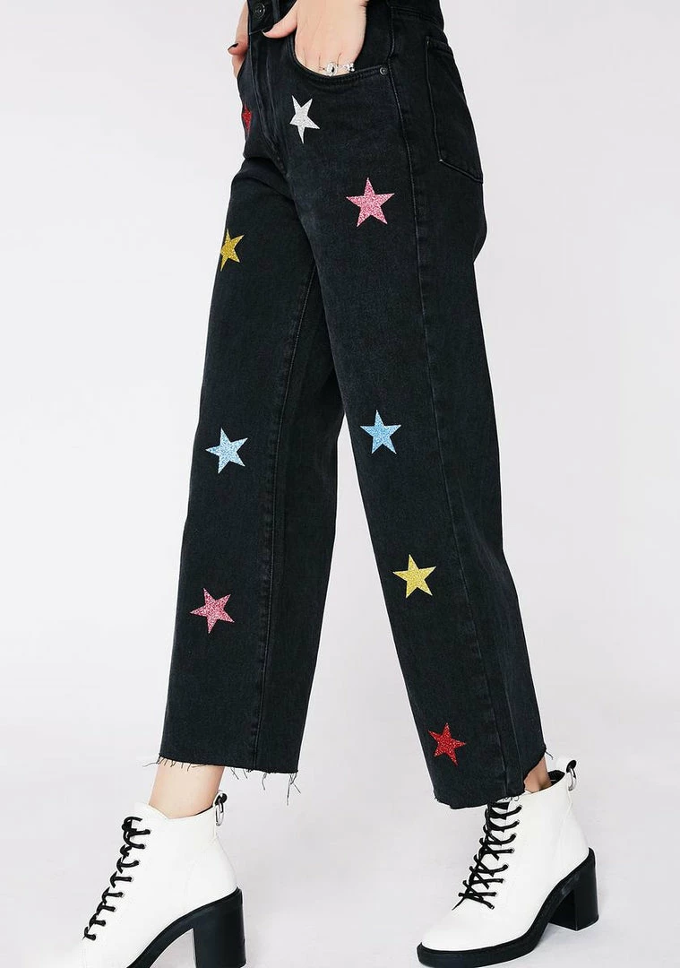 Buy 𧨠The Ragged Priest Bottoms Galaxy π Jeans π 5 The Ragged Priest Bottoms Galaxy Jeans