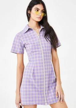 The Ragged Priest Dimension Checkered Dress