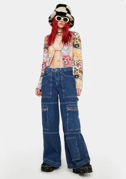 The Ragged Priest Bottoms Clacker Cargo Jeans