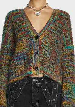 The Ragged Priest Noise Knit Cardigan